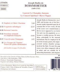 Joseph Bodin De Boismortier, Laurent Le Chenadec, Le Concert Spirituel, Hervé Niquet-1