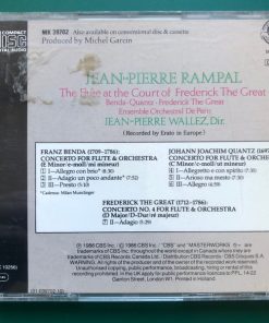 Benda*, Quantz*, Frederick The Great* : Jean-Pierre Rampal, Ensemble Orchestral De Paris, Jean-Pierre Wallez-1
