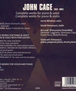 John Cage - Giancarlo Simonacci, Lorna Windsor, David Simonacci, Ars Ludi Percussion Ensemble*-1