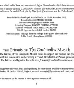 Tallis* - The Cardinall's Musick, Andrew Carwood-4