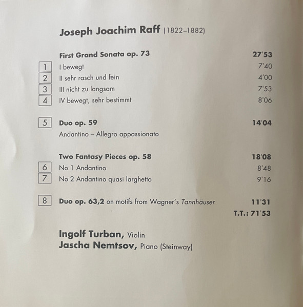 Joachim Raff* - Ingolf Turban ∙ Jascha Nemtsov-4
