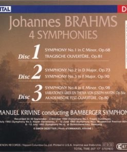 Johannes Brahms, Emmanuel Krivine, Bamberger Symphoniker-2