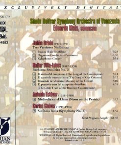 Orbon*, Villa-Lobos*, Estévez*, Chávez*, Simón Bolívar Symphony Orchestra Of Venezuela, Eduardo Mata-1