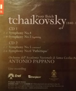 Pyotr Ilyich Tchaikovsky, Antonio Pappano, Orchestra Dell'Accademia Nazionale Di Santa Cecilia-2