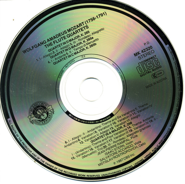 Mozart* - Rampal* • Stern* • Accardo* • Rostropovich*-2
