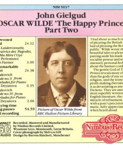 John Gielgud, Oscar Wilde-1