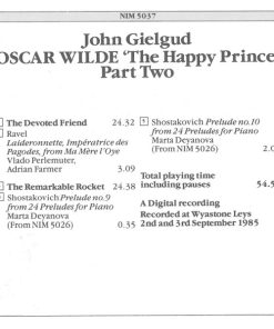 John Gielgud, Oscar Wilde-3
