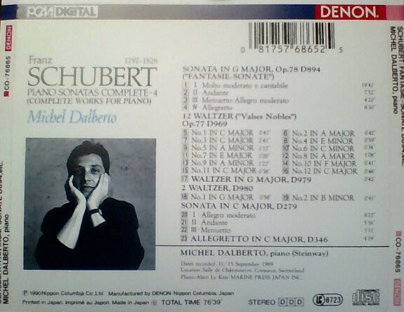 Franz Schubert, Michel Dalberto-2