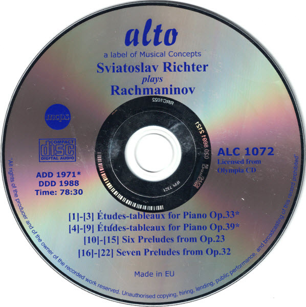 Rachmaninov*, Sviatoslav Richter-2
