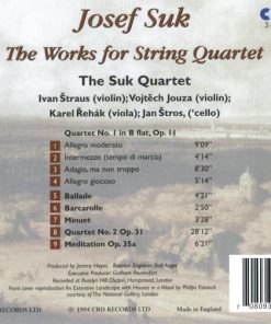 Josef Suk (2), Suk Quartet-1