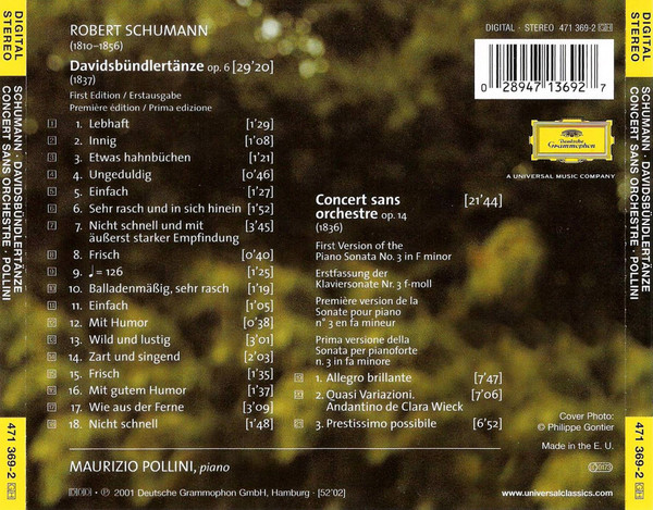 Robert Schumann - Maurizio Pollini-1