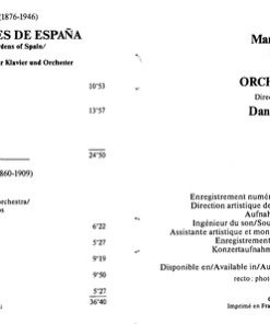 Falla* / Albéniz* – Martha Argerich, Orchestre De Paris, Daniel Barenboïm*-1