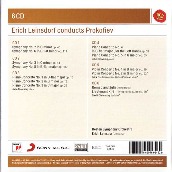 Sergei Prokofiev, Erich Leinsdorf, Boston Symphony Orchestra-2