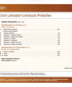 Sergei Prokofiev, Erich Leinsdorf, Boston Symphony Orchestra-4