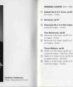 Vladimir Ashkenazy, Frédéric Chopin-3