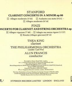 Stanford*, Finzi*, Thea King, Philharmonia Orchestra, Alun Francis-1