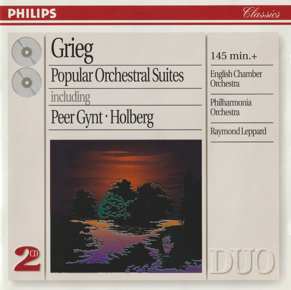 Grieg*, English Chamber Orchestra, Raymond Leppard, Philharmonia Orchestra-0