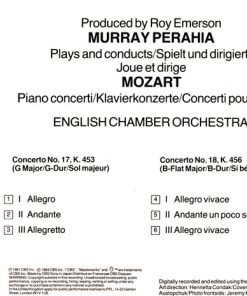 Mozart* - Murray Perahia, English Chamber Orchestra-1