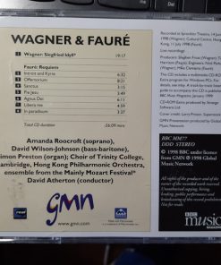 Gabriel Fauré, Richard Wagner, Amanda Roocroft, David Wilson-Johnson, Hong Kong Philharmonic Orchestra, David Atherton (2)-2