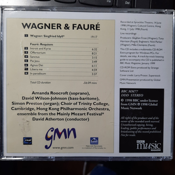 Gabriel Fauré, Richard Wagner, Amanda Roocroft, David Wilson-Johnson, Hong Kong Philharmonic Orchestra, David Atherton (2)-2