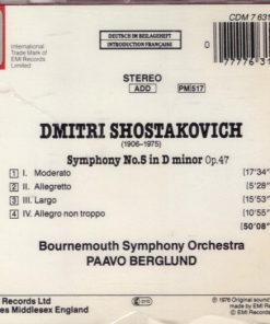 Dmitri Shostakovich, Paavo Berglund, Bournemouth Symphony Orchestra-1