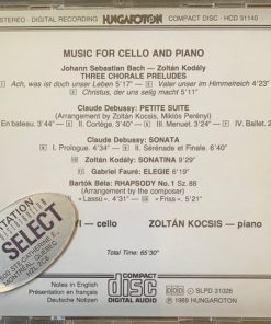 Debussy*, Bartók*, Kodály*, Miklós Perényi, Zoltán Kocsis, Fauré*-1