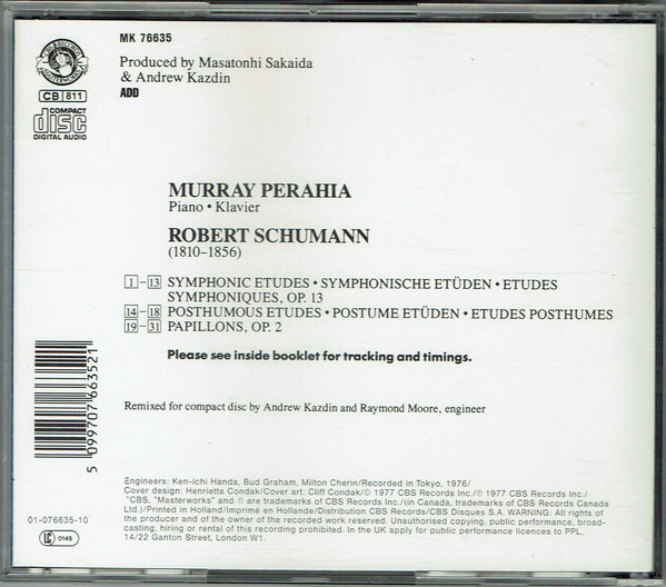 Murray Perahia Plays Robert Schumann-1