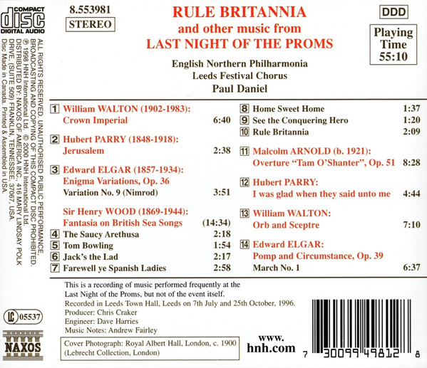 English Northern Philharmonia, Leeds Festival Chorus, Paul Daniel-1