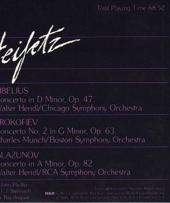 Jean Sibelius · Sergei Prokofiev · Alexander Glazunov - Jascha Heifetz-1