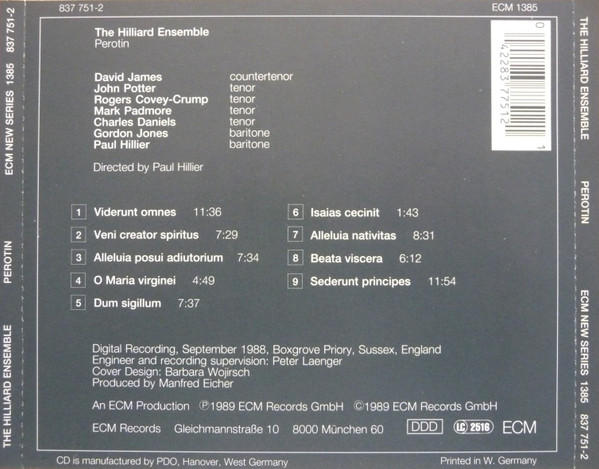 Pérotin - The Hilliard Ensemble-1