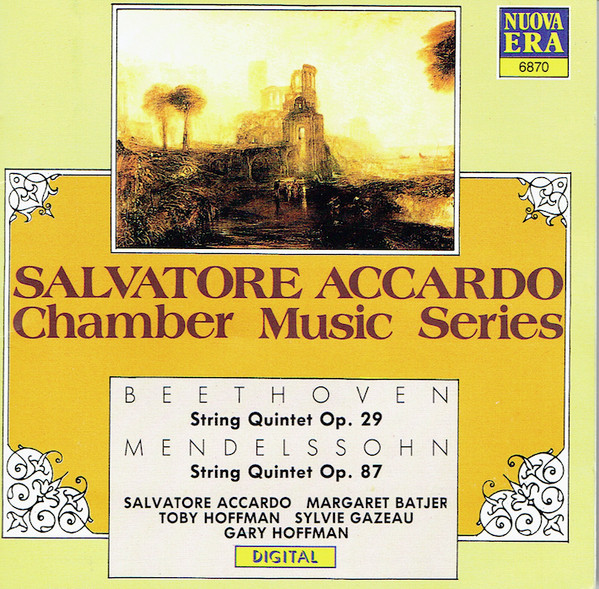Salvatore Accardo, Margaret Batjer, Toby Hoffman, Sylvie Gazeau, Gary Hoffman (3), Beethoven*, Mendelssohn*-0