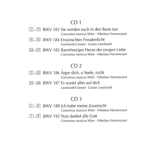 Johann Sebastian Bach, Harnoncourt*, Leonhardt*-1