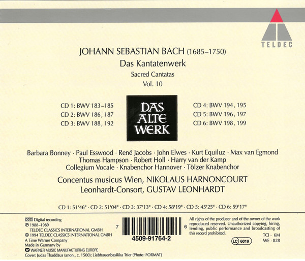 Johann Sebastian Bach, Harnoncourt*, Leonhardt*-3