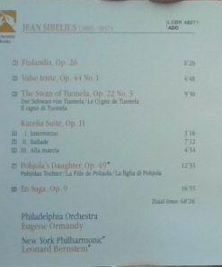 Sibelius* - Philadelphia Orchestra*, Eugene Ormandy, New York Philharmonic, Leonard Bernstein-1