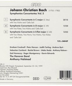 Johann Christian Bach - Hanover Band, Anthony Halstead-1