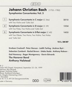 Johann Christian Bach - Hanover Band, Anthony Halstead-2