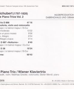 Franz Schubert, Vienna Piano Trio-4