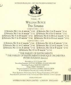 William Boyce, The Parley Of Instruments, The Parley Of Instruments, Peter Holman-1