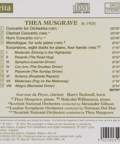 Thea Musgrave - Gervase de Peyer, Barry Tuckwell, London Symphony Orchestra, Royal Scottish National Orchestra, Norman Del Mar, Thea Musgrave, Alexander Gibson-1