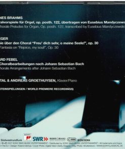 Johannes Brahms, Max Reger, Reinhard Febel, Yaara Tal & Andreas Groethuysen*-1