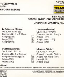 Vivaldi* - Seiji Ozawa, Boston Symphony Orchestra, Joseph Silverstein-1