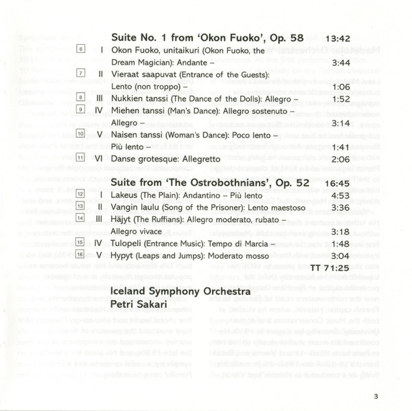 Madetoja* - Iceland Symphony Orchestra / Petri Sakari-3