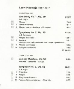 Madetoja* - Iceland Symphony Orchestra / Petri Sakari-2