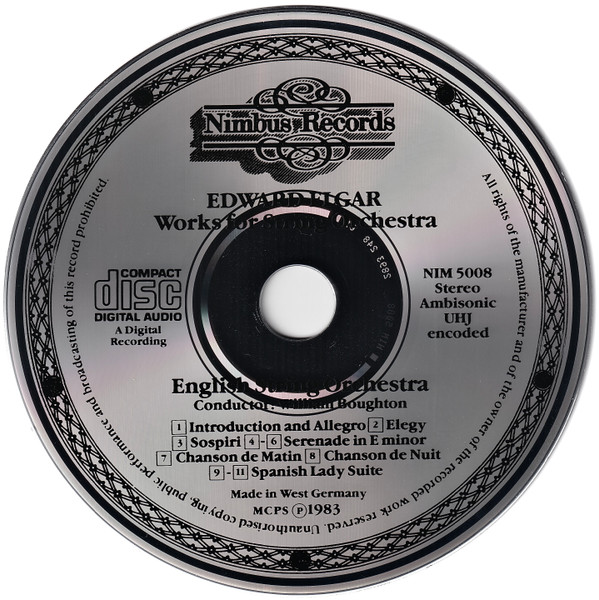 Edward Elgar* / English String Orchestra, William Boughton-2