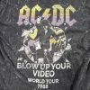 AC/DC - "Blow Up Your Video World Tour 1988" T-SHIRT M