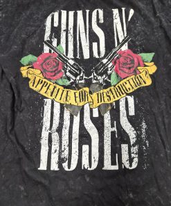 GUNS N' ROSES - "Appetite For Destruction" DISTRESSED STYLE T-SHIRT M