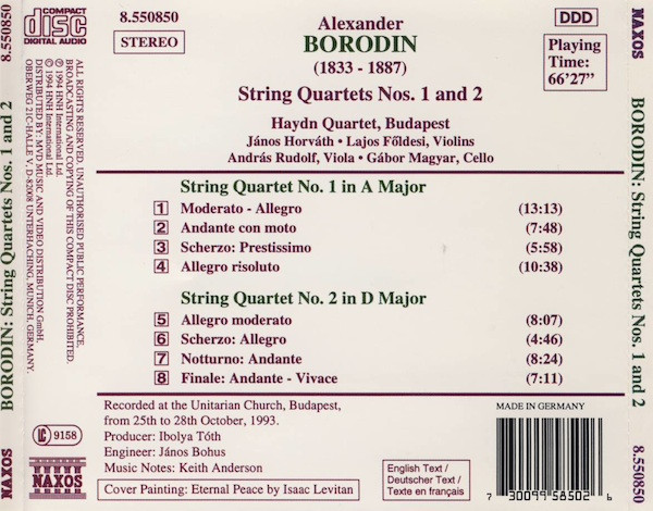 Borodin*, Haydn Quartet, Budapest-1
