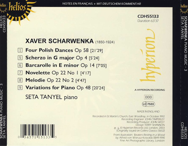 Xaver Scharwenka, Seta Tanyel-1