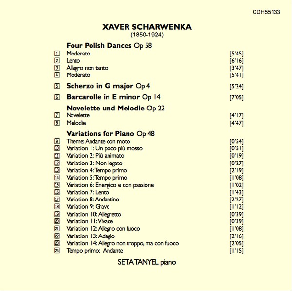 Xaver Scharwenka, Seta Tanyel-3