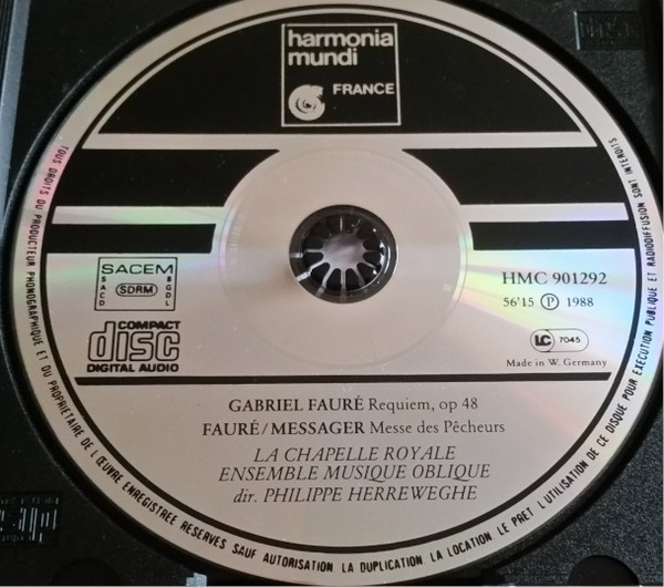 Fauré* - La Chapelle Royale · Ensemble Musique Oblique · Philippe Herreweghe-2